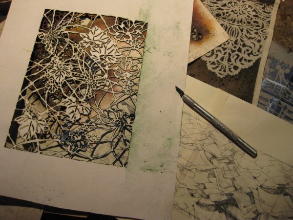 Трафаретная живопись