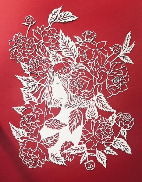 Линогравюра люди