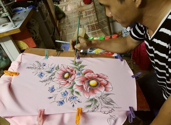 Трафаретная штукатурка