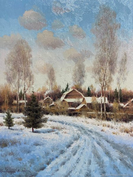 Зимний вечер Василий Грибенников