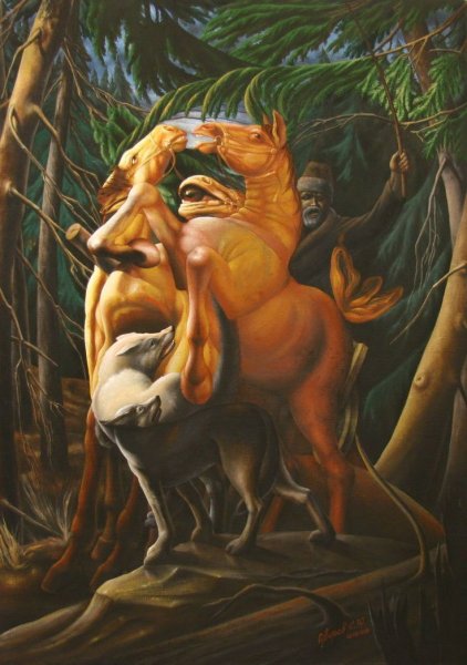 Картины иллюзии Олега Шупляка