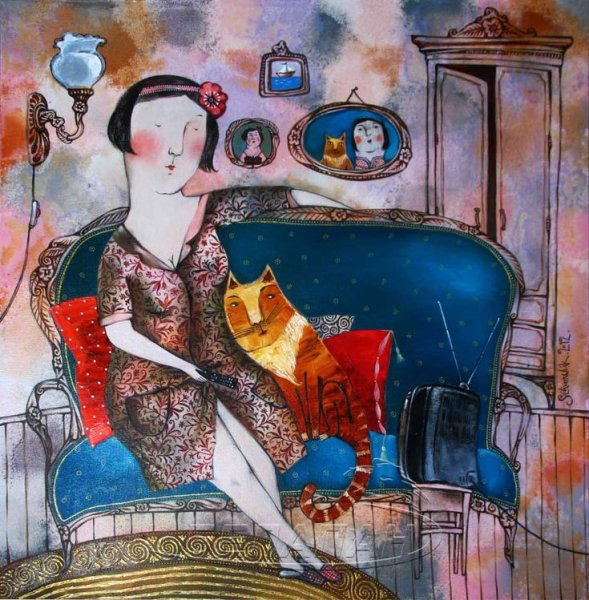 Примитивизм картины Анна Медем