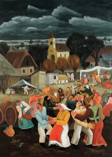 Хорватское наивное искусство Иван Генералич