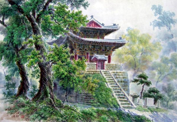 Пейзажная живопись Северной Кореи