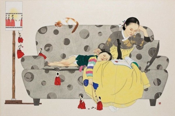 Ким Уонки художник Корея