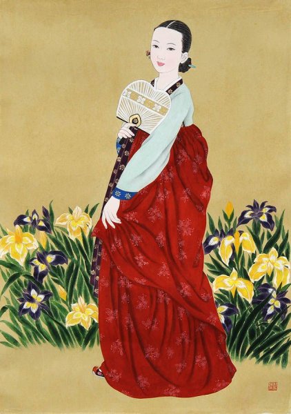 Портрет красавицы Корея