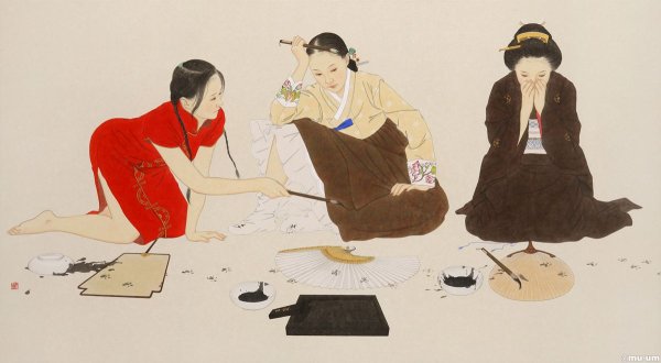 Корейский художник Хевон