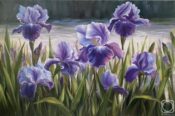 Жанна Когай художник ирисы