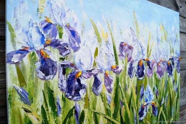 Юрий Куперман картины ирисы