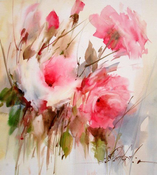 Фабио Сембранелли акварель