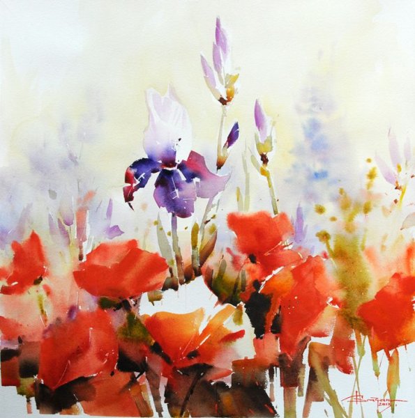 Corneliu Dragan Targoviste акварель