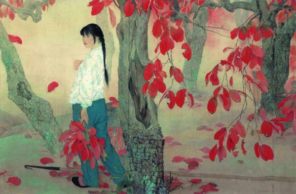 Традиционная китайская живопись he Jiaying