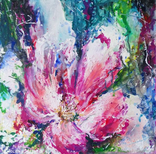 Картины мастихином акрил