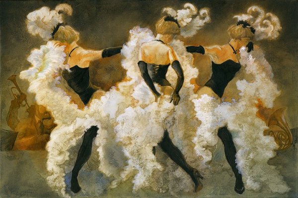 Живопись Лена Сотскова Канкан