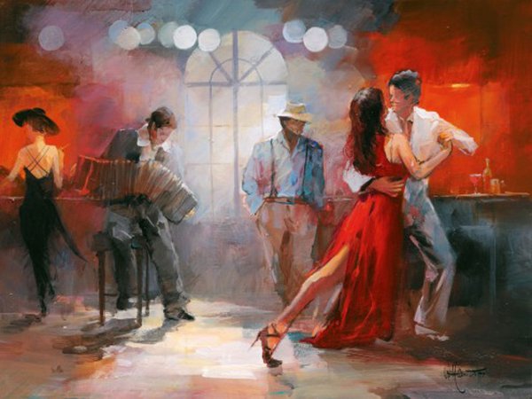 Художник Willem Haenraets танго