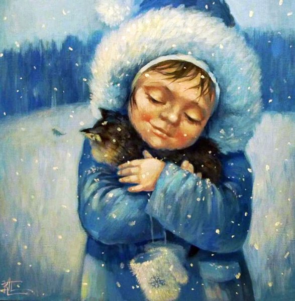 Сальникова Елена художник зима