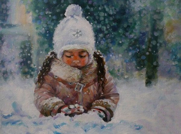 Роберт Дункан живопись зима