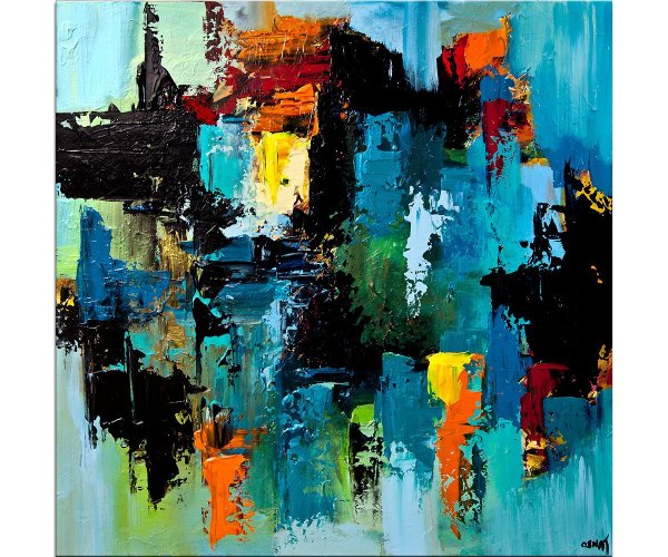 Абстракция маслом