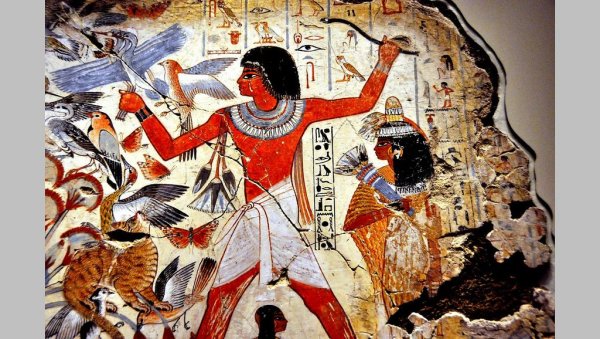 Древний Египет фрески британский музей