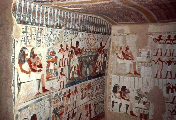 Росписи гробниц фараонов древнего Египта
