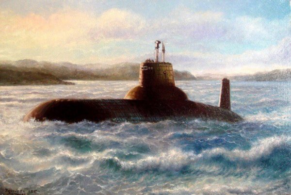 Подводная лодка картина