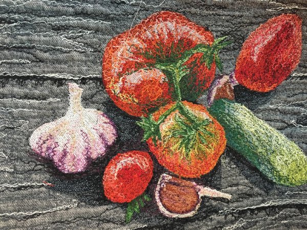 Лоскутная живопись Любови Лежаниной