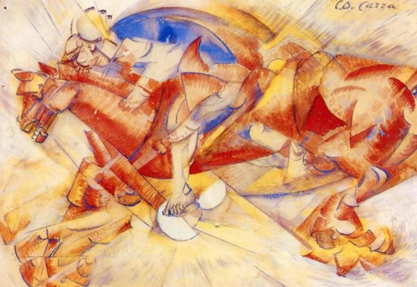 Карло карра всадник