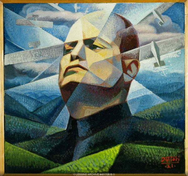 Джерардод Отторе портрет Муссолини