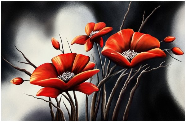 Живопись на черном фоне