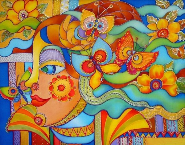 Мордовский батик