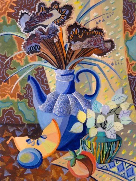 Художник Анна Зыбина декоративный натюрморт