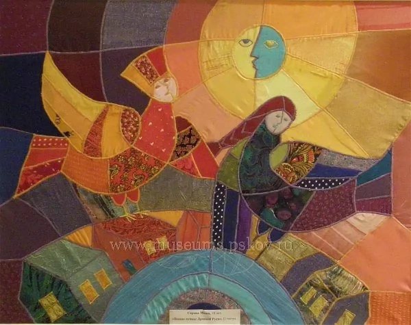 Декоративная сюжетная композиция