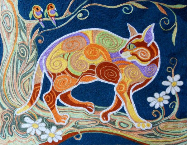 Ниткография тигр