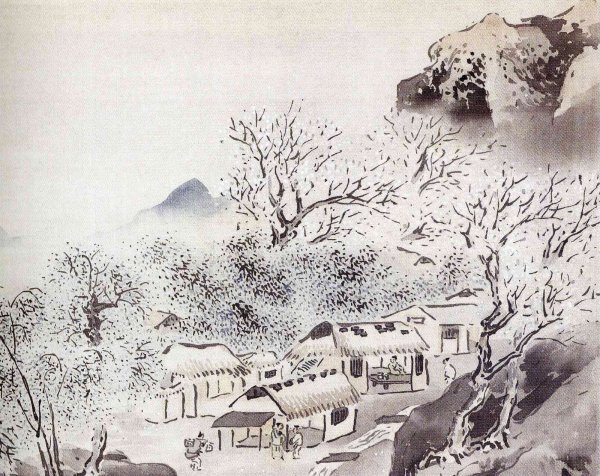 Суйбокуга Suibokuga живопись тушью