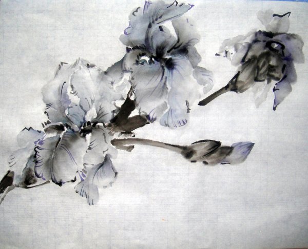 Японская Монохромная живопись Суми-э