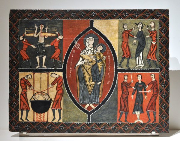 Романская живопись средневековья