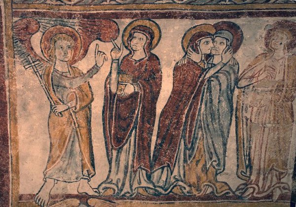 Живопись средневековья фрески романский