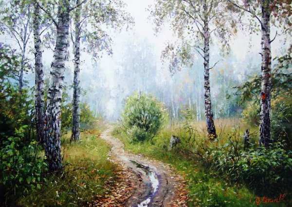 Питерский художник Олег Пятин