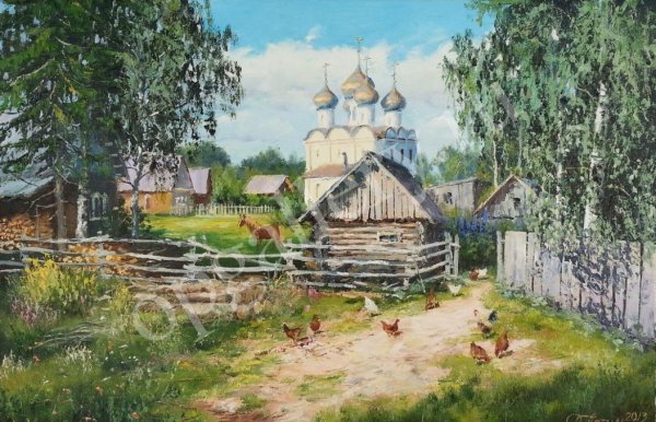 Весенние пейзажи художника Пятина Олега Юрьевича