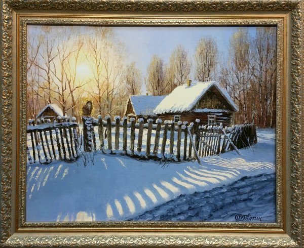 Живопись летние пейзажи природы-Алексей Сычев