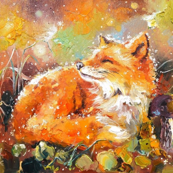 Аннет Логинова картины лиса