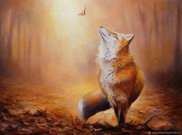 Лиса картина