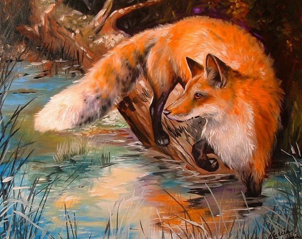 Рисунок лисы