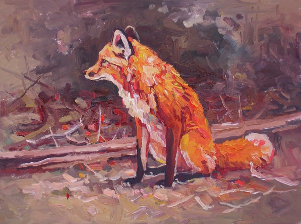 Лиса живопись великих художников