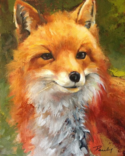 Лисица маслом