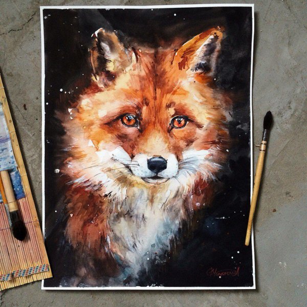 Лиса лисовна художник