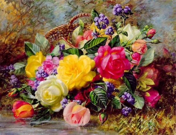 Альберт Вильямс пионы желтые