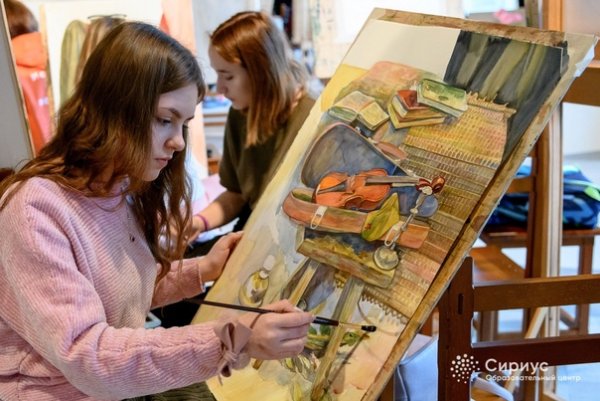 Сириус Сочи основы многослойной акварельной живописи