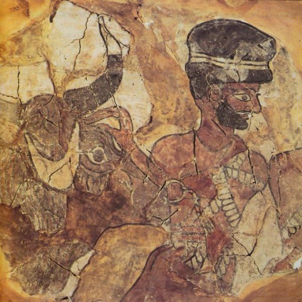 Фрески дворца Зимри Лима Мари