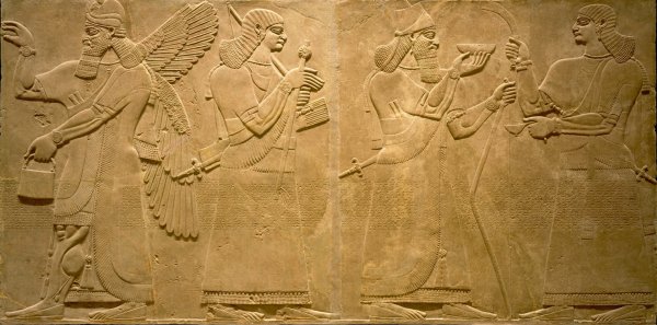 Барельефы шумеров